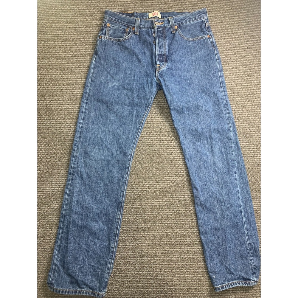 Vintage Levis 501 Jeans Mens 34x32 Blue Denim 90s